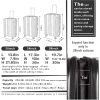 Luggage Expandable Suitcase PC+ABS 3 Piece Set with TSA Lock Spinner Carry