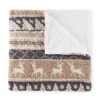 North Pole Trading Co. Mink To Sherpa Reversible Throw