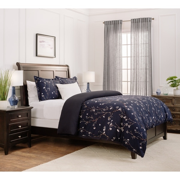 Chanasya Floral Sakura Tree Ultra Soft Duvet Cover