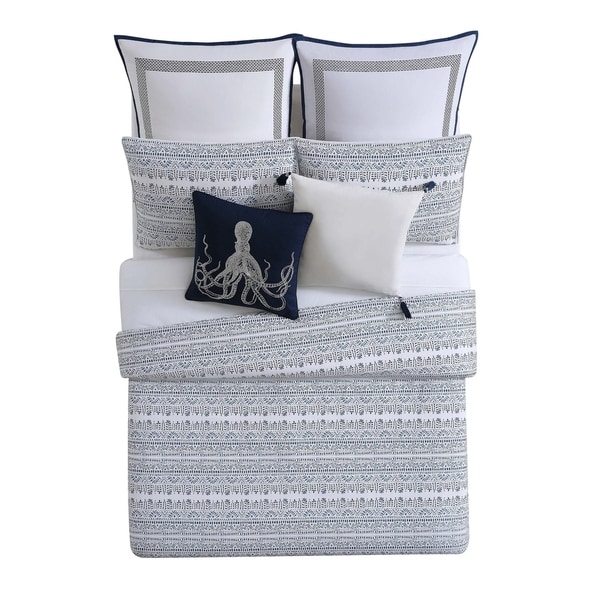 Oceanfront Resort Reef Point Printed 3 Comforter Set