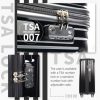 Luggage Expandable Suitcase PC+ABS 3 Piece Set with TSA Lock Spinner Carry