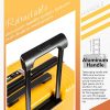 Luggage 3 Piece Sets PC+ABS Spinner Suitcase carry on Fashion