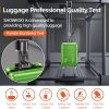 SHOWKOO Luggage Sets Expandable PC+ABS Durable Suitcase Sets Double Wheels TSA Lock Pink 3pcs