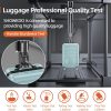 SHOWKOO Luggage Sets Expandable PC+ABS Durable Suitcase Sets Double Wheels TSA Lock Pink 3pcs