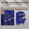Luggage Sets 3 Piece Softside Expandable Lightweight Durable Suitcase Sets Double Spinner Wheels TSA Lock