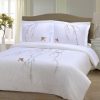Superior Spring 3-piece Embroidered Cotton Duvet Cover Set