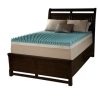 Slumber Solutions Dorm 4-inch Textured Gel Memory Foam Mattress Topper