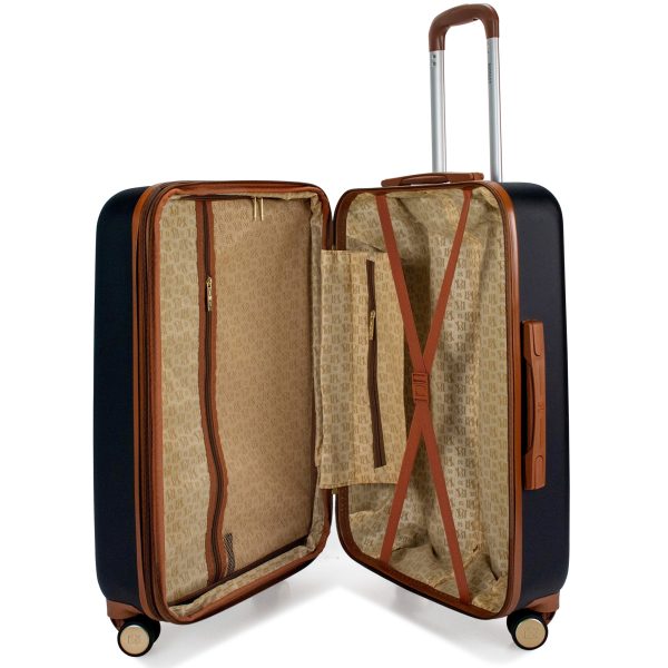 Mia 3 Piece Expandable Retro Luggage Set
