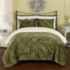 Gracewood Hollow George 3-piece Bed-in-a-Bag Green Comforter Set