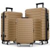 Luggage Sets Expandable ABS Hardshell 3pcs Clearance Luggage Hardside Lightweight Durable Suitcase sets Spinner Wheels Suitcase with TSA Lock