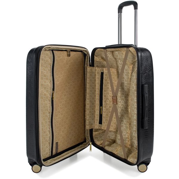 Snakeskin 3 Piece Expandable Luggage Set