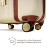 Mia 3 Piece Expandable Retro Luggage Set