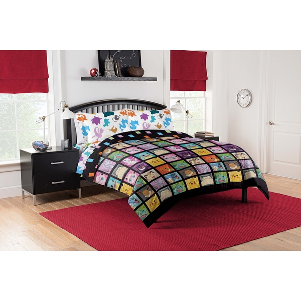 ENT 864 Pokemon Kantos Favorites Full Bed-in-a-Bag
