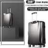 Luggage 3 Piece Sets PC+ABS Spinner Suitcase