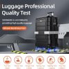 SHOWKOO Luggage Sets Expandable PC+ABS Durable Suitcase Sets Double Wheels TSA Lock Pink 3pcs