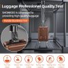 SHOWKOO Luggage Sets Expandable PC+ABS Durable Suitcase Sets Double Wheels TSA Lock Pink 3pcs