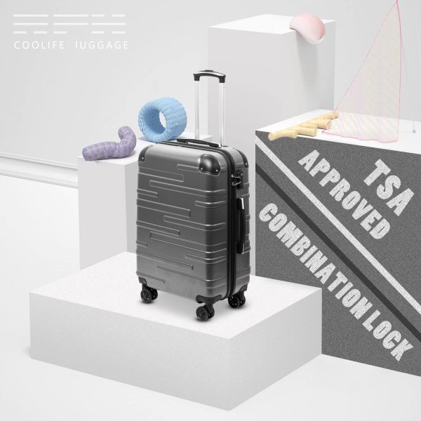 Luggage Expandable Suitcase 3 Piece Set with TSA Lock Spinner 20in24in28in