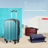 Luggage Expandable 3 Piece Sets PC+ABS Spinner Suitcase