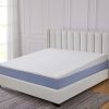 Cheer Collection Acid Reflux Bed Wedge Mattress Topper for Sleeping - White