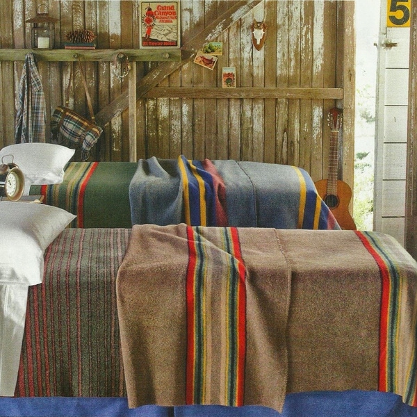 Pendleton Yakima Camp Lake Wool Blanket