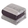 Chic Home Ima 6 Piece Jacquard with Quilted Details Comforter, Plum