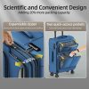 Luggage Sets 3 Piece Softside Expandable Lightweight Durable Suitcase Sets Double Spinner Wheels TSA Lock