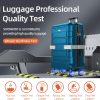 SHOWKOO Luggage Sets Expandable PC+ABS Durable Suitcase Sets Double Wheels TSA Lock Pink 3pcs