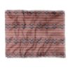 Deny Designs Marsala Stripe Woven Throw Blanket (50 in x 60 in)