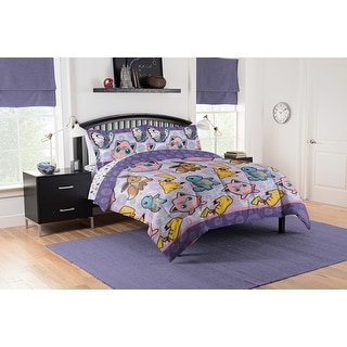 ENT 864 Pokemon Friendly Battle Full Bed-in-a-Bag