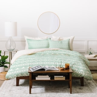Craftbelly Retro Holiday Mint Duvet Cover Set
