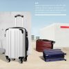 Luggage Expandable 3 Piece Sets PC+ABS Spinner Suitcase