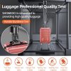 SHOWKOO Luggage Sets Expandable PC+ABS Durable Suitcase Sets Double Wheels TSA Lock Pink 3pcs