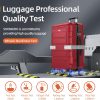 SHOWKOO Luggage Sets Expandable PC+ABS Durable Suitcase Sets Double Wheels TSA Lock Pink 3pcs