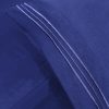 4 PC Dark Blue Sheet Set 2000 Embroidery Soft Cozy 12" Deep Pocket