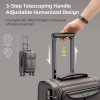 Luggage Sets 3 Piece Softside Expandable Lightweight Durable Suitcase Sets Double Spinner Wheels TSA Lock