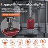 SHOWKOO Luggage Sets Expandable PC+ABS Durable Suitcase Sets Double Wheels TSA Lock Pink 3pcs