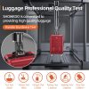 SHOWKOO Luggage Sets Expandable PC+ABS Durable Suitcase Sets Double Wheels TSA Lock Pink 3pcs