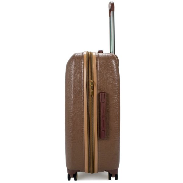 Snakeskin 3 Piece Expandable Luggage Set