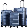 Luggage Expandable Suitcase PC ABS TSA Luggage 3 Piece Set Lock Spinner Carry
