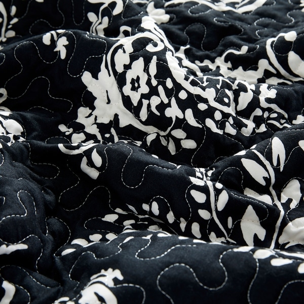 Serenta 5 Piece Printed Microfiber LA Boheme Quilt Set