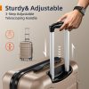 SHOWKOO Luggage Sets Expandable PC+ABS Durable Suitcase Sets Double Wheels TSA Lock Pink 3pcs