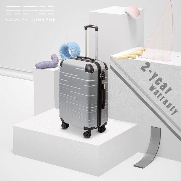 Luggage Expandable Suitcase 3 Piece Set with TSA Lock Spinner 20in24in28in