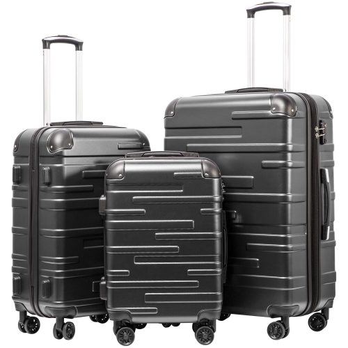 Luggage Expandable Suitcase 3 Piece Set with TSA Lock Spinner 20in24in28in