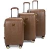 Snakeskin 3 Piece Expandable Luggage Set
