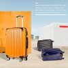 Luggage Expandable 3 Piece Sets PC+ABS Spinner Suitcase