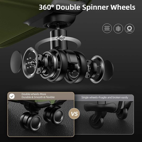 Luggage Sets 3 Piece Softside Expandable Lightweight Durable Suitcase Sets Double Spinner Wheels TSA Lock