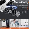 SHOWKOO Luggage Sets Expandable PC+ABS Durable Suitcase Sets Double Wheels TSA Lock Pink 3pcs