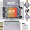 Luggage 3 Piece Set Suitcase Spinner Softshell lightweight