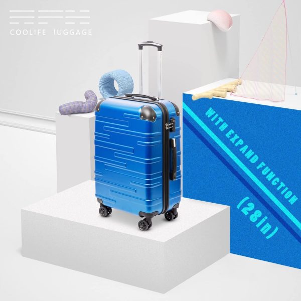 Luggage Expandable Suitcase 3 Piece Set with TSA Lock Spinner 20in24in28in