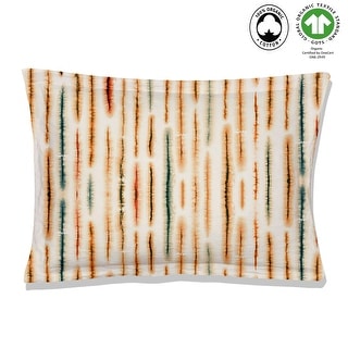 Palm Oasis Reversible Print 100% Organic Cotton Pillowsham Pack of 2